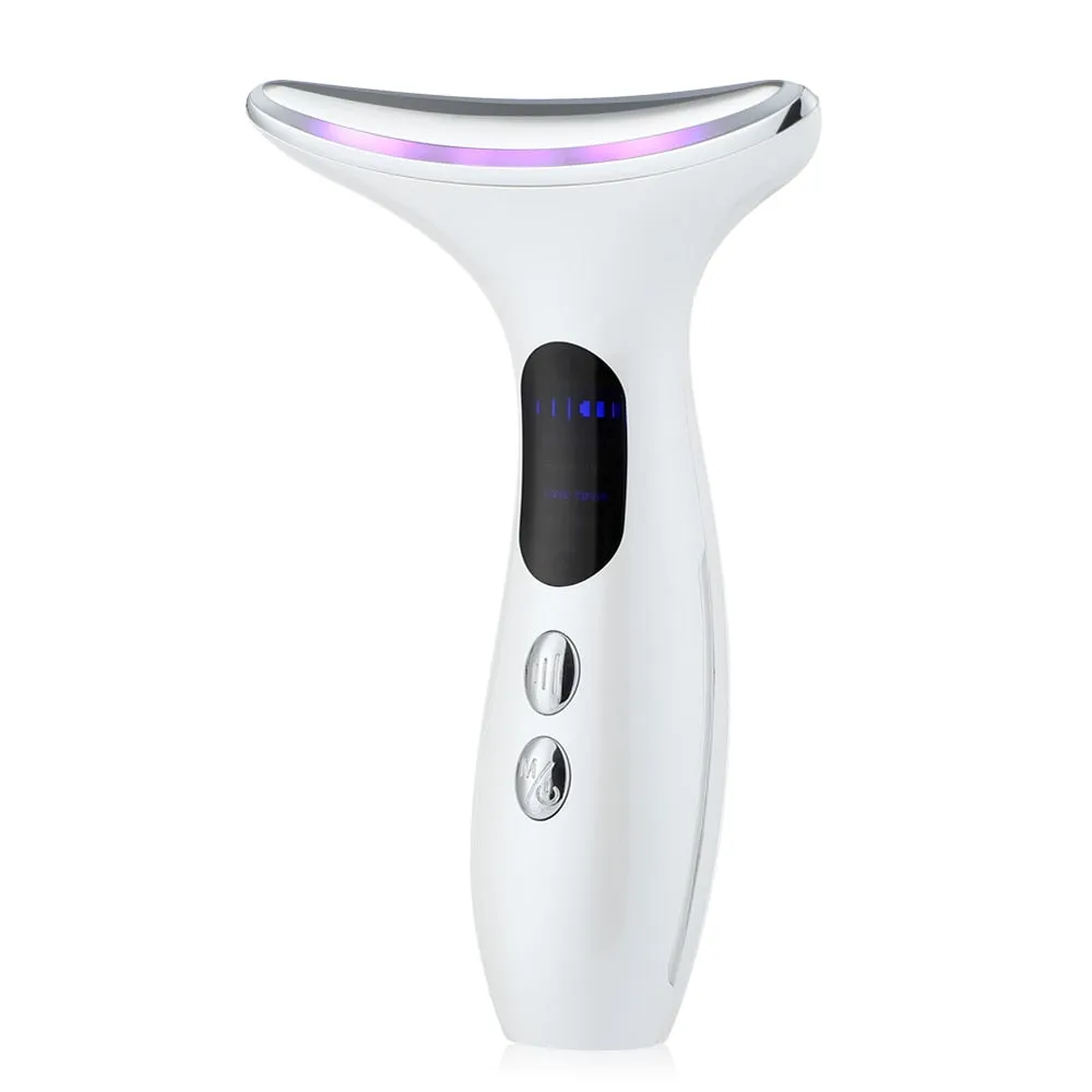 Neck Face Skin LED Photon Therapy:Featuring four modes and three intensity adjustments, it accelerates blood circulation, promotes collagen production, dredges meridians, shrinks pores, and rejuvenates the skin for a youthful appearance.