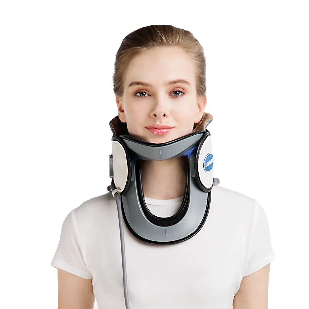 Neck Traction Device by Air Collar, Inflatable & Adjustable Neck Stretcher Neck, Neck Support Brace for Pain Relief