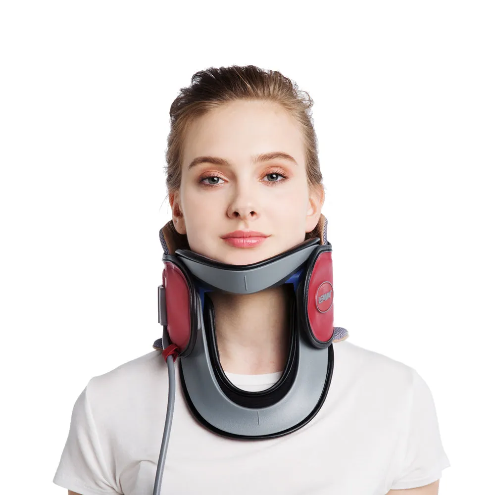 Neck Traction Device by Air Collar, Inflatable & Adjustable Neck Stretcher Neck, Neck Support Brace for Pain Relief