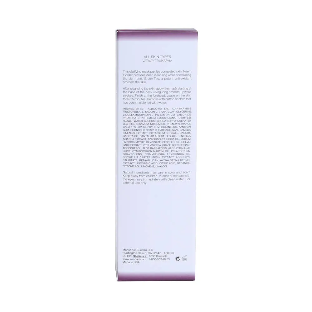 Neem and Green Tea Cleansing Mask - 2.8 oz.