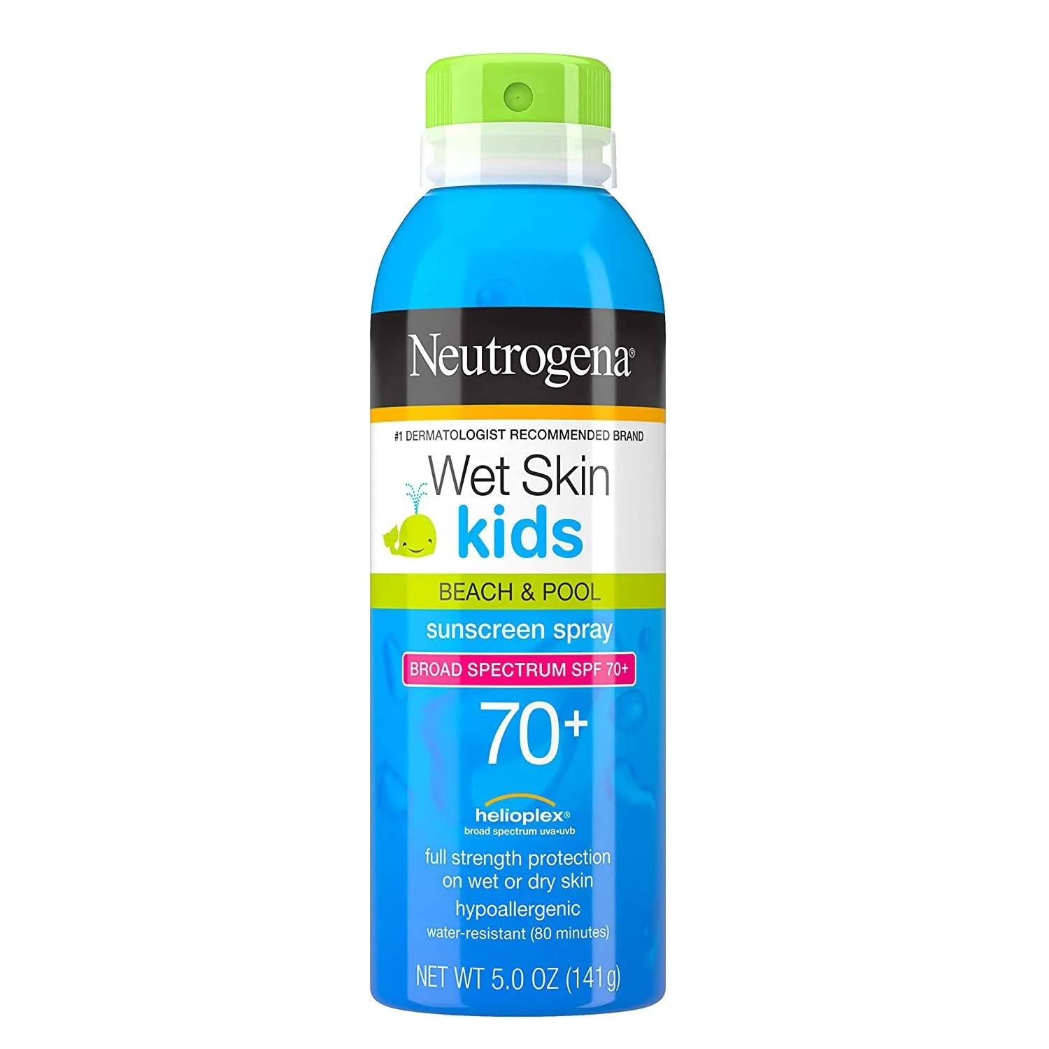 Neutrogena Kids Water-Resistant Oil-Free SPF 70  Sunscreen Spray, 5 oz