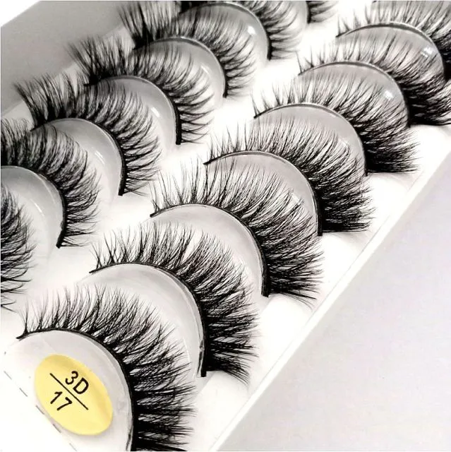 NEW 10 Pairs Natural False Eyelashes Fake Lashes Long Makeup 3d Mink Lashes Extension Eyelash Mink Eyelashes for Beauty 54