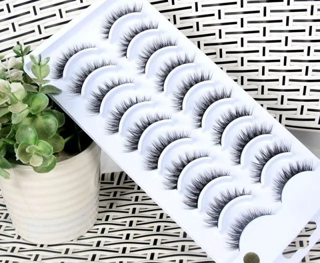 NEW 10 Pairs Natural False Eyelashes Fake Lashes Long Makeup 3d Mink Lashes Extension Eyelash Mink Eyelashes for Beauty 54