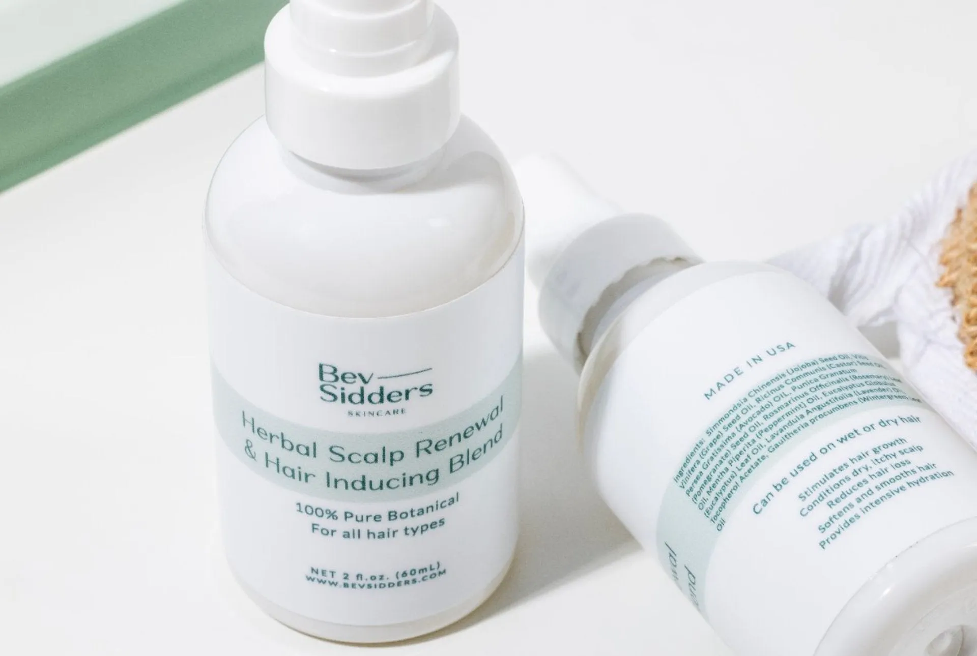 NEW! - Bev Sidders Herbal Scalp Renewal & Hair Inducing Blend (2 oz)