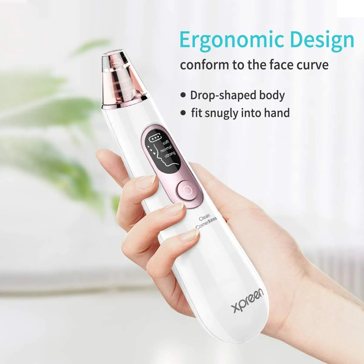 New in box! Blackhead Remover Pore Vacuum, Xpreen Pore Cleaner Rechargeable Comedone Suction Removal Tool for Facial Pore Cleanser, Beauty Device with LED Screen