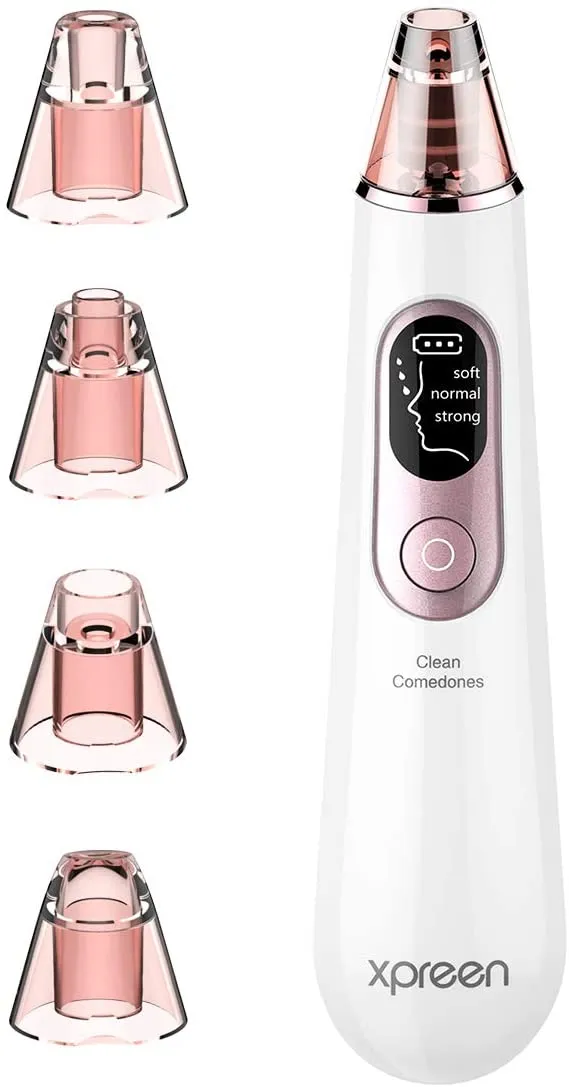New in box! Blackhead Remover Pore Vacuum, Xpreen Pore Cleaner Rechargeable Comedone Suction Removal Tool for Facial Pore Cleanser, Beauty Device with LED Screen