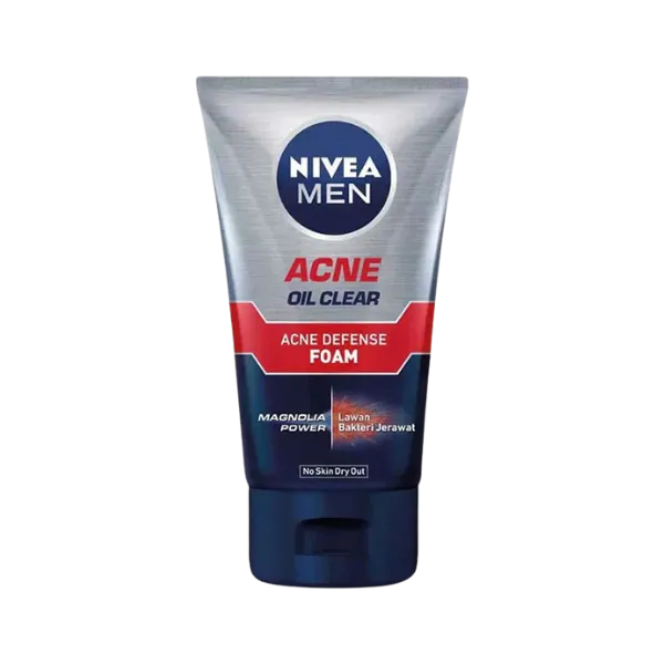 Nivea Men Acne Oil Clear Defense Facial Foam 100ml
