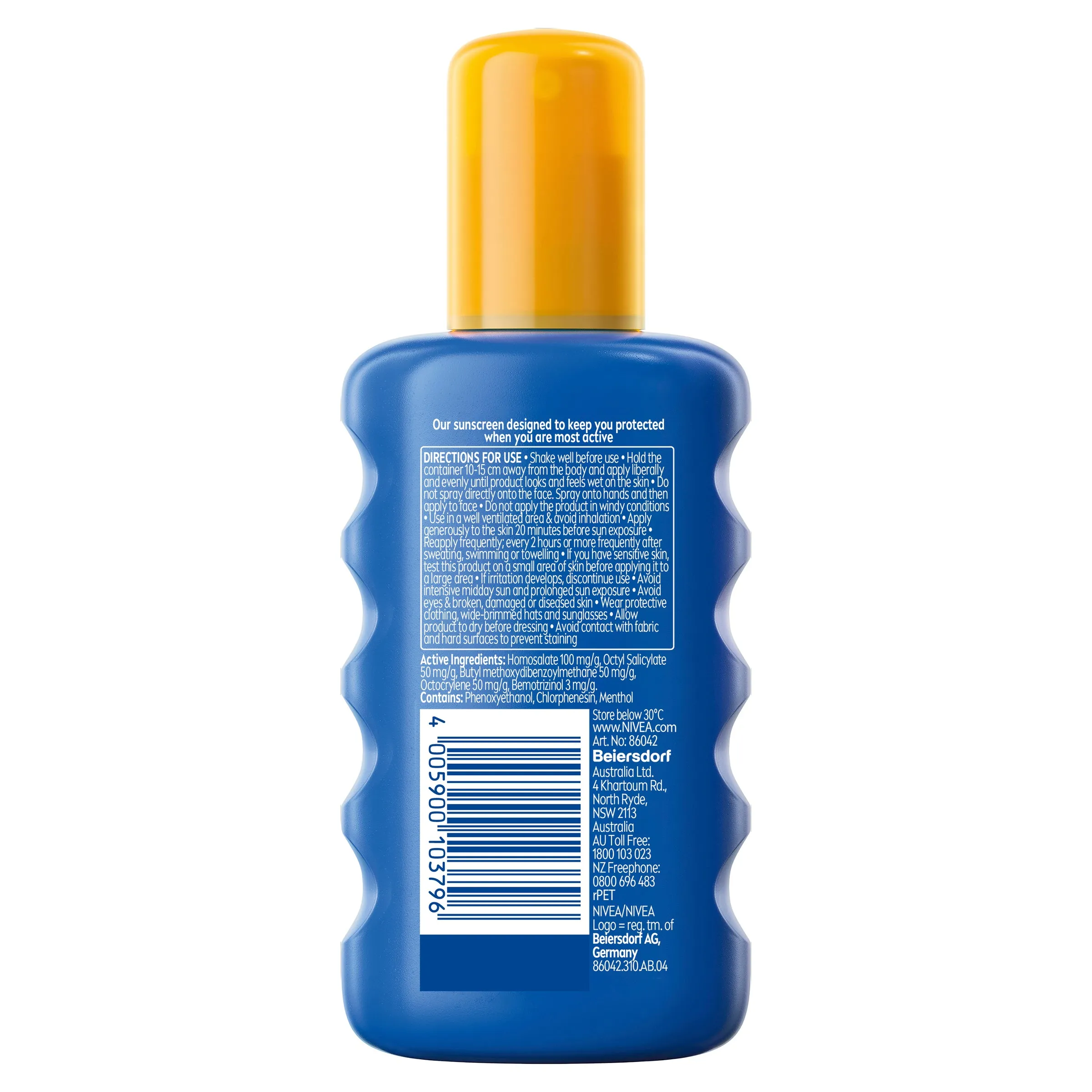 NIVEA Ultra Sport Cooling SPF50  Sunscreen Spray