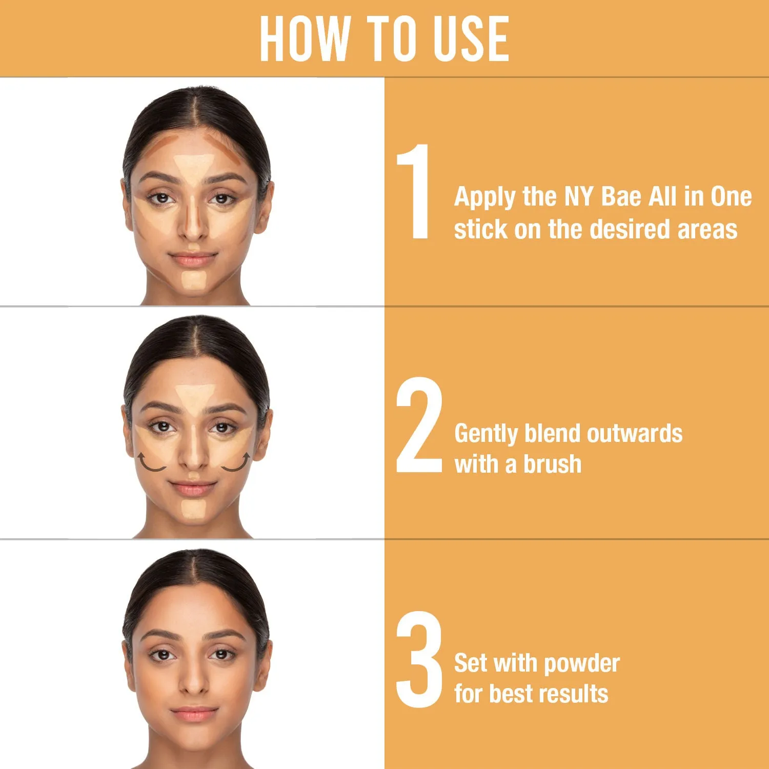 NY Bae All In One Stick| Foundation, Concealer, Contour, Colour Corrector| For Fair Skin| Flawless Texture| Honey, I'm Going To Soho 16