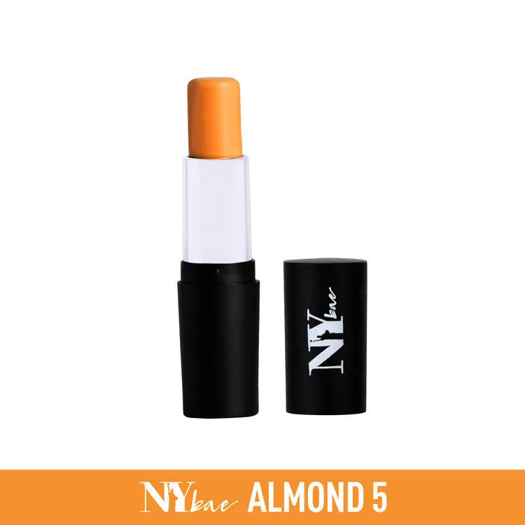 NY Bae All In One Stick| Foundation, Concealer, Contour, Colour Corrector| For Wheatish Skin| Flawless Texture| Make Out On Brooklyn Promenade- Almond 5
