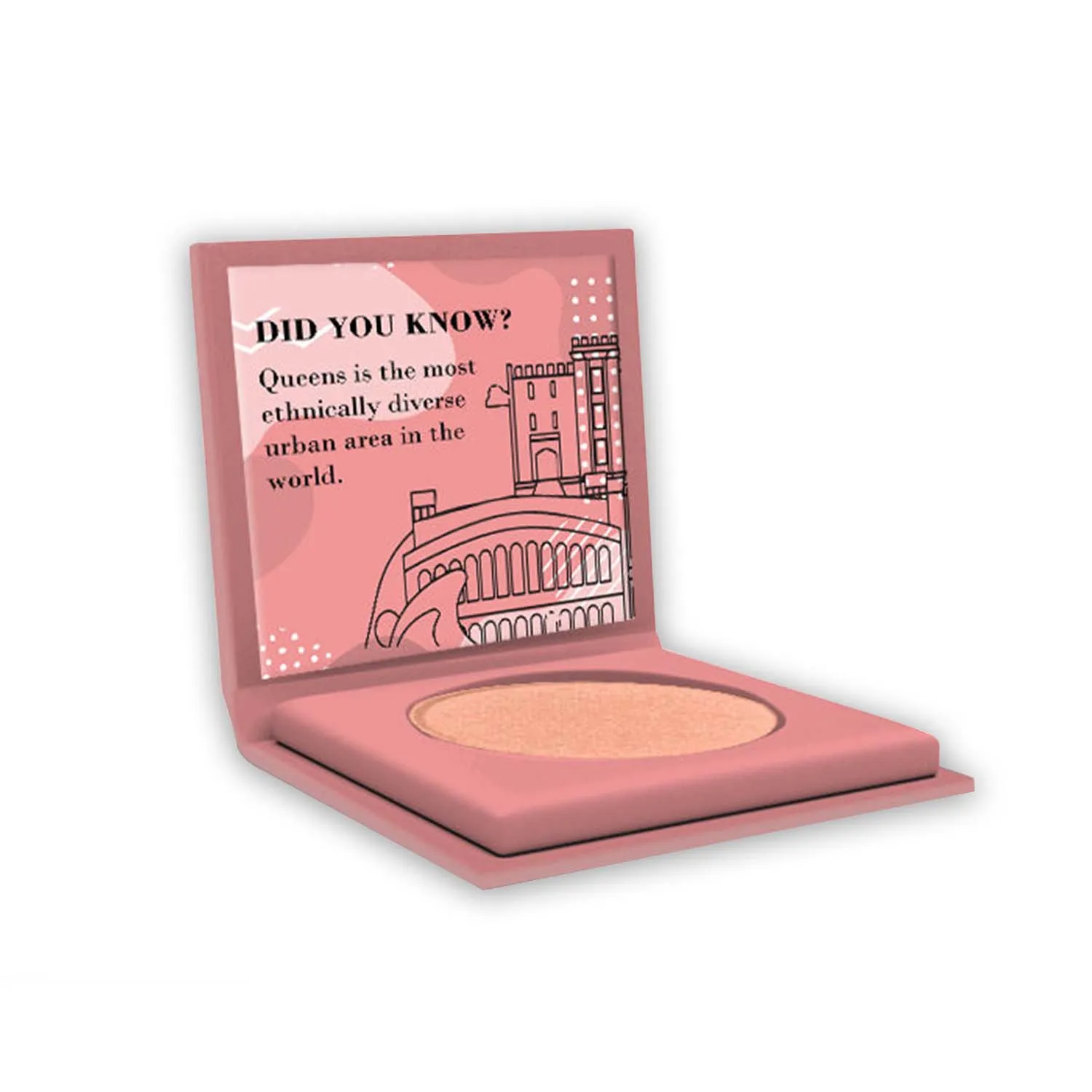 NY Bae Blinkin' Eyeshadow| Pink| Shimmer| Highly Pigmented- Queens 7 (1.2 g)