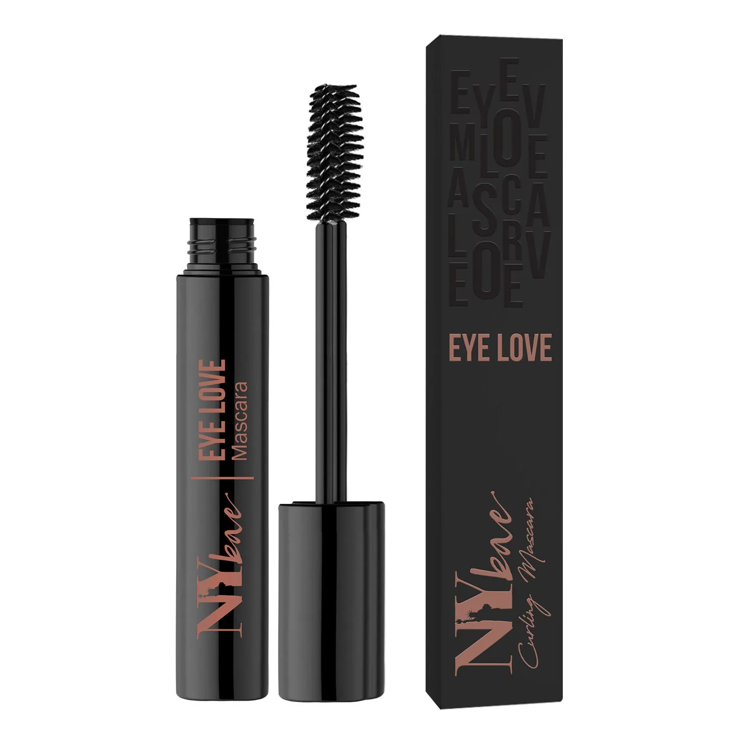 NY Bae Eye Love Curling Mascara | Long Lasting | Water Resistant | Enriched with Castor Oil | Curled Lashes (8 ml)
