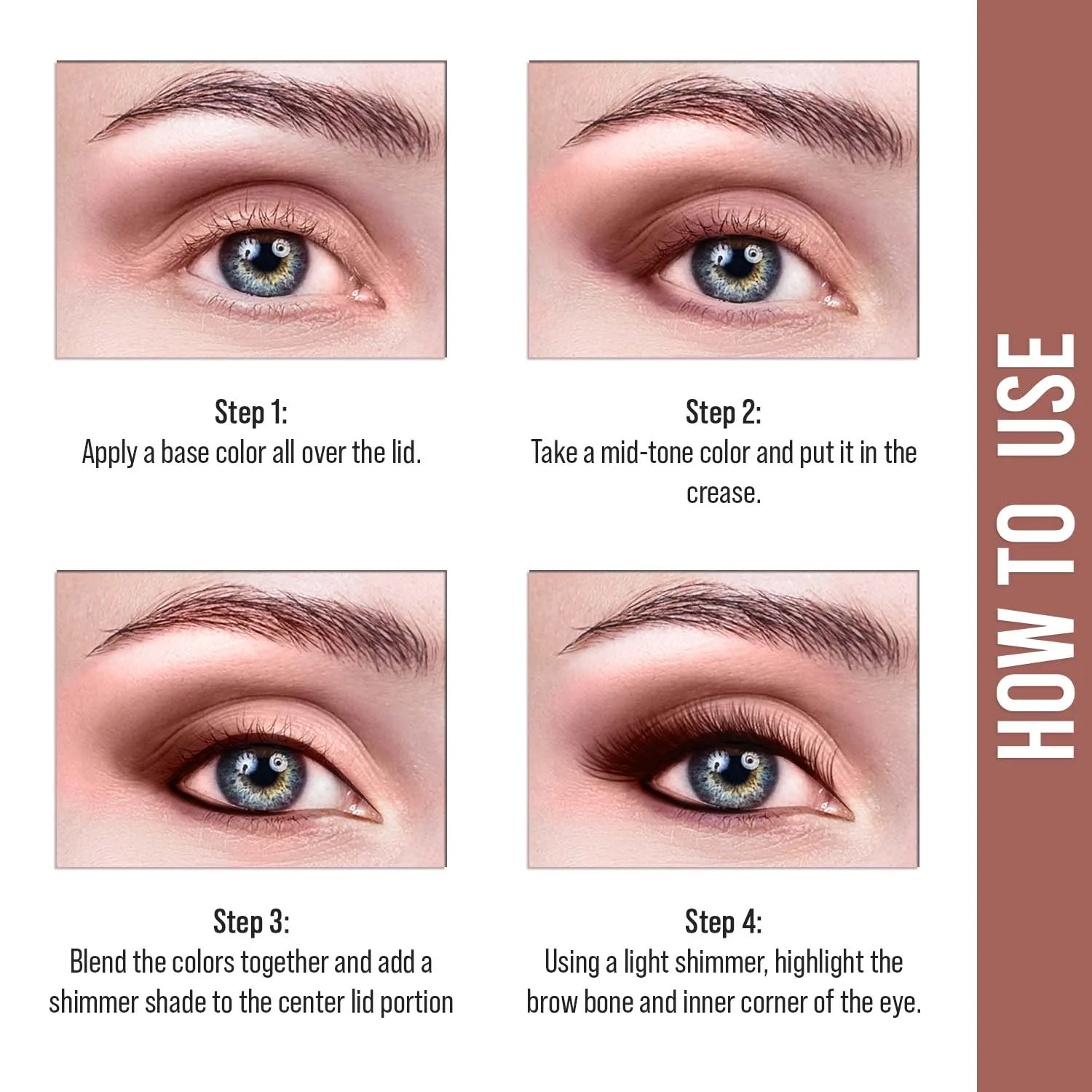 NY Bae Eye-Love Eyeshadow Palette | 9in1 Palette | Matte & Shimmer | Intense Pigment | Easily Blendable | Long Lasting | Smooth Finish | Nudes & Blacks- Bloom Beauty 02 (9 g)
