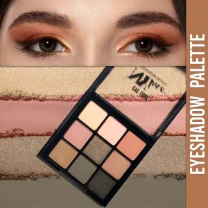 NY Bae Eye-Love Eyeshadow Palette | 9in1 Palette | Matte & Shimmer | Intense Pigment | Easily Blendable | Long Lasting | Smooth Finish | Nudes & Blacks- Bloom Beauty 02 (9 g)
