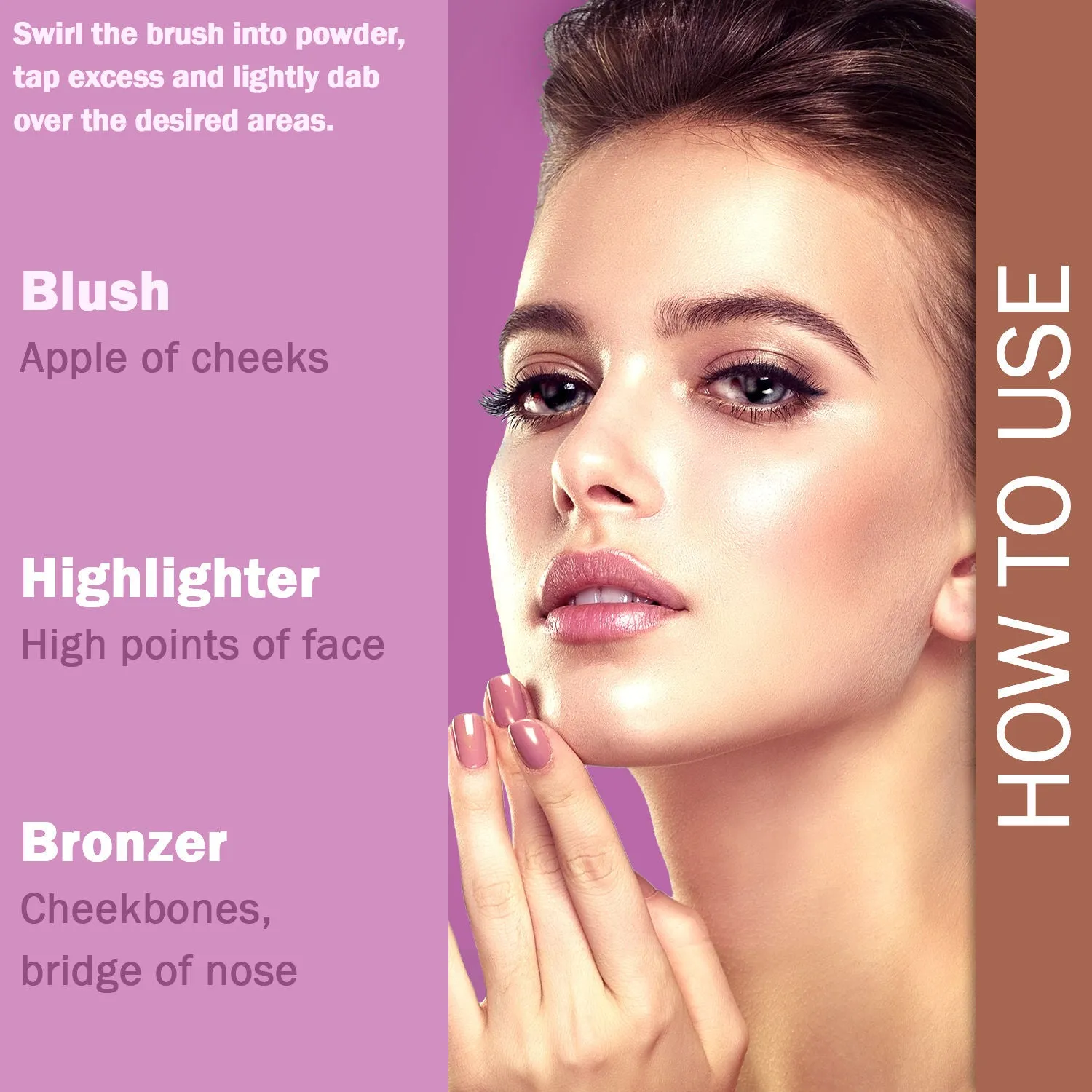 NY Bae Face Palette - Blendable 02 (6 g) | Blush   Highlighter   Bronzer | 3 In 1 | Pink, Brown & Rose Gold | Rich Colour | Multipurpose | Portable
