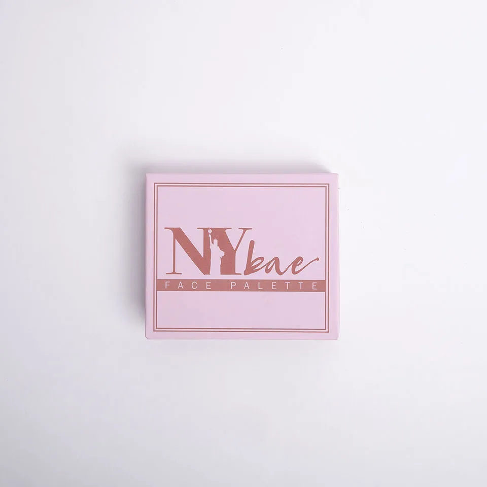 NY Bae Face Palette - Blendable 02 (6 g) | Blush   Highlighter   Bronzer | 3 In 1 | Pink, Brown & Rose Gold | Rich Colour | Multipurpose | Portable