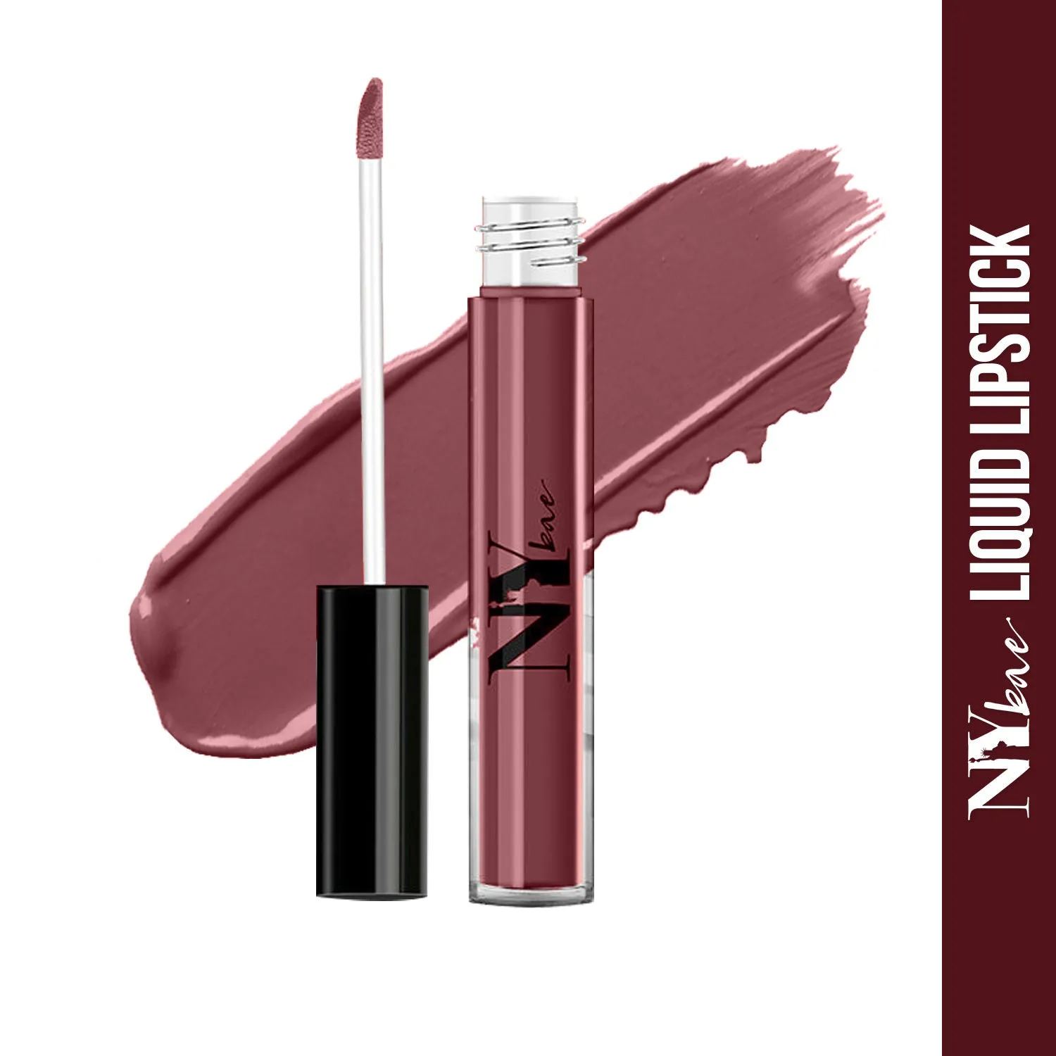 NY Bae Moisturizing Liquid Lipstick | Brown | Matte | Hydrating With Vitamin E - Lit As Times Square Ball 6 (2.7 ml)