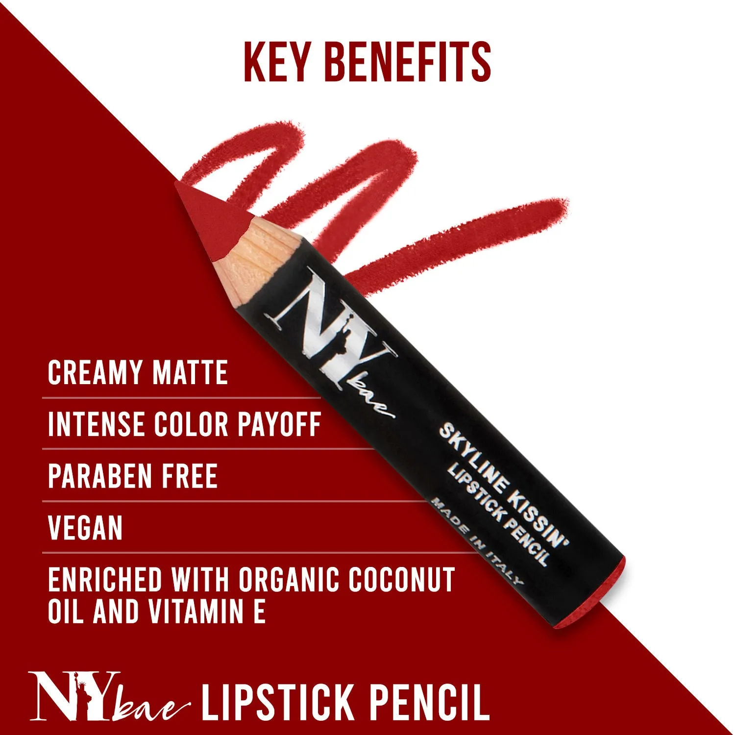 NY Bae Skyline Kissin' - Mini Lip Crayon Central Park Syline Kissin' 8 (1.5g)