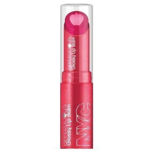 NYC Applelicious Glossy Lip Balm, 355 Applelicious Pink CHOOSE YOUR PACK