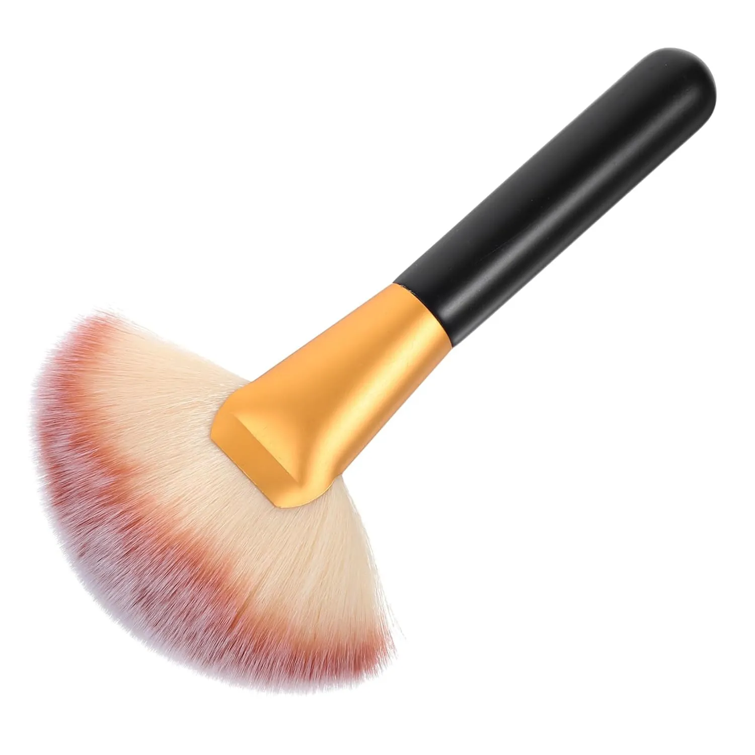 Nylon Hair Large Wood Handle Makeup Brush for Loose Powder Blending Tool for Random