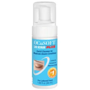 OCuSOFT Lid Scrub Plus Foaming Eye Lid Cleanser 1.68 Fl oz