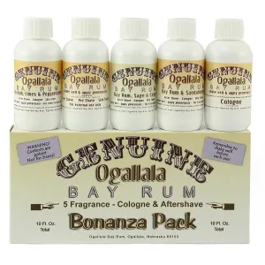 Ogallala Bay Rum Bonanza Cologne and Aftershave Sampler Pack