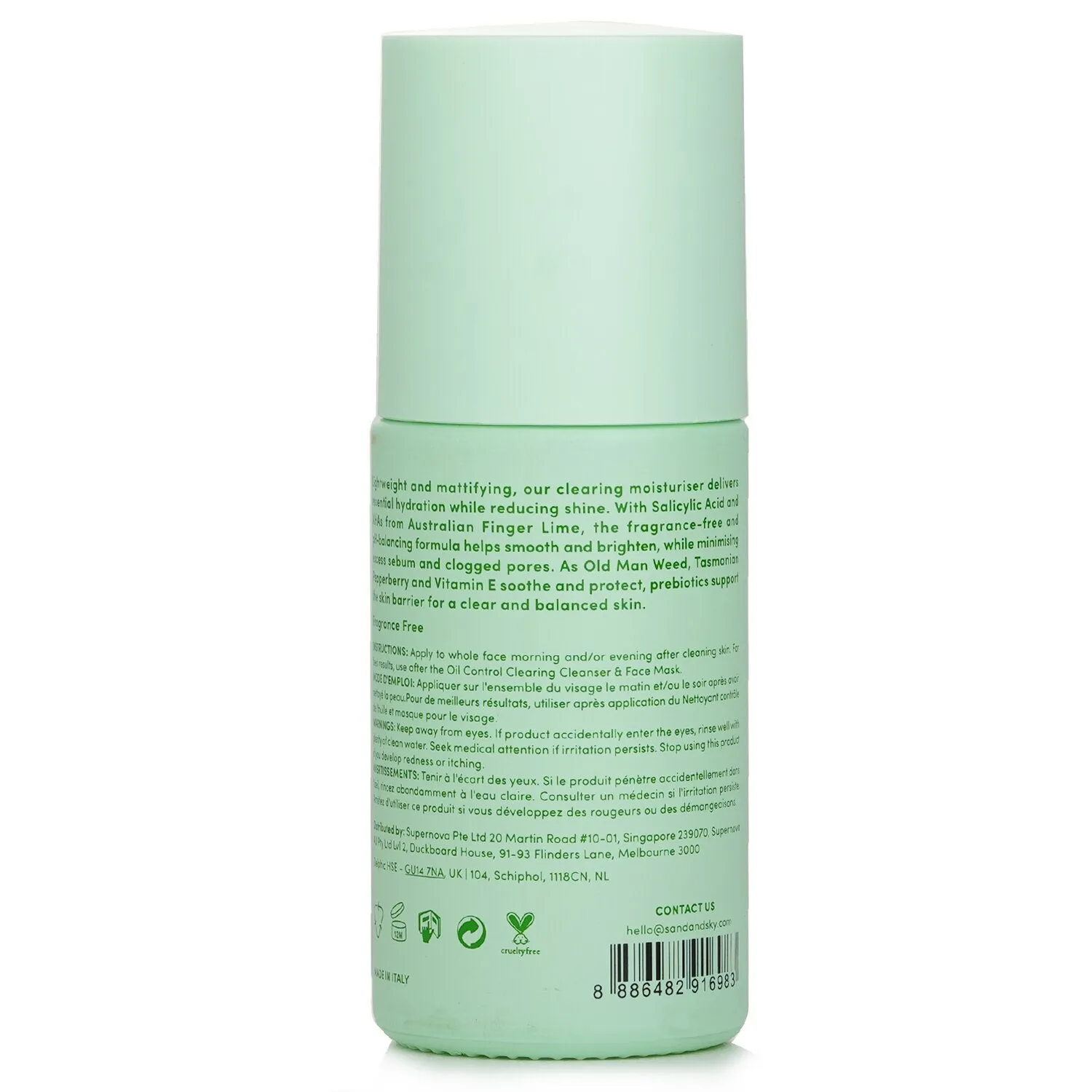 Oil Control Clearing Moisturiser