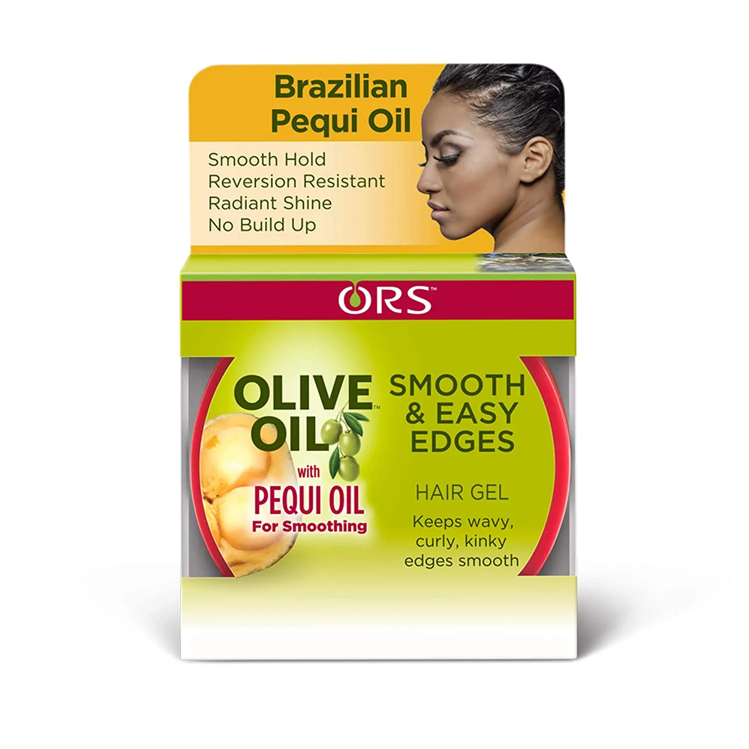 Olive Oil Edge Control Hair Gel With Pequi Oil by ORS 2.25 Oz