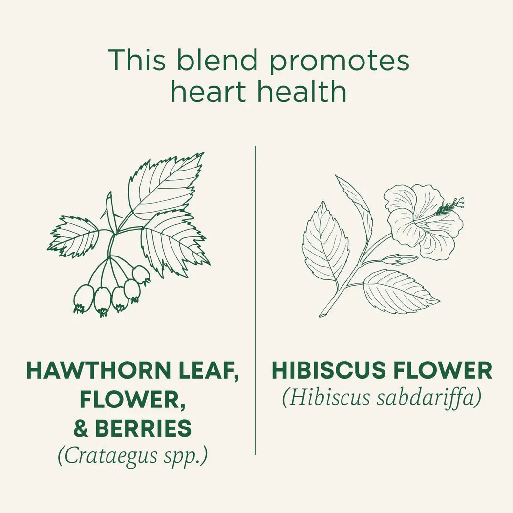 Organic Hawthorn & Hibiscus Tea by Traditional Medicinals, 32g