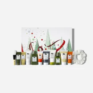 ORIGINS Advent Calender 12 Beauty & Body Holiday Favourites مجموعة من المنتجات الأعلى مبيعاً لدى اورجنز