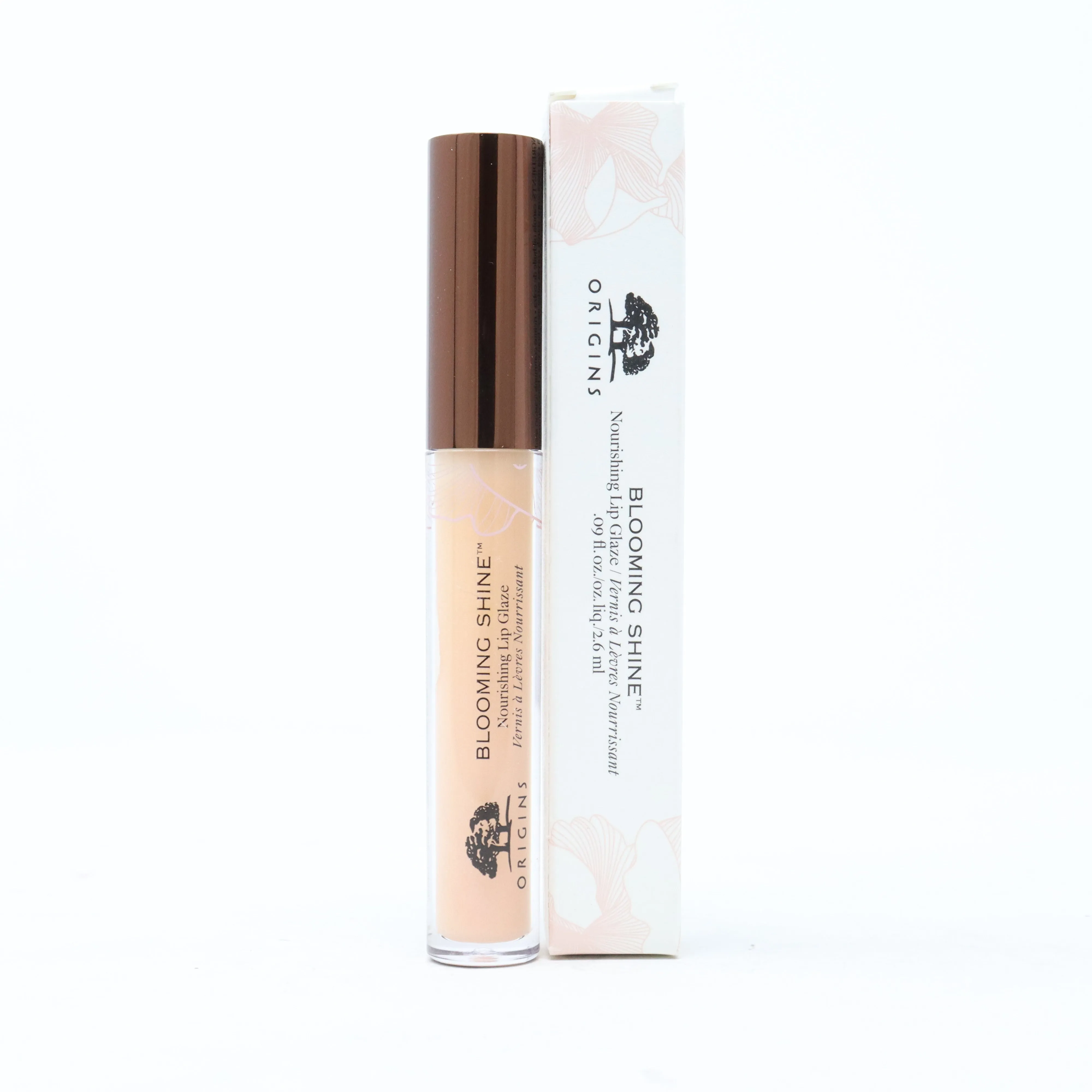 Origins Blooming Shine Nourishing Lip Glaze  0.09oz/2.6ml New With Box
