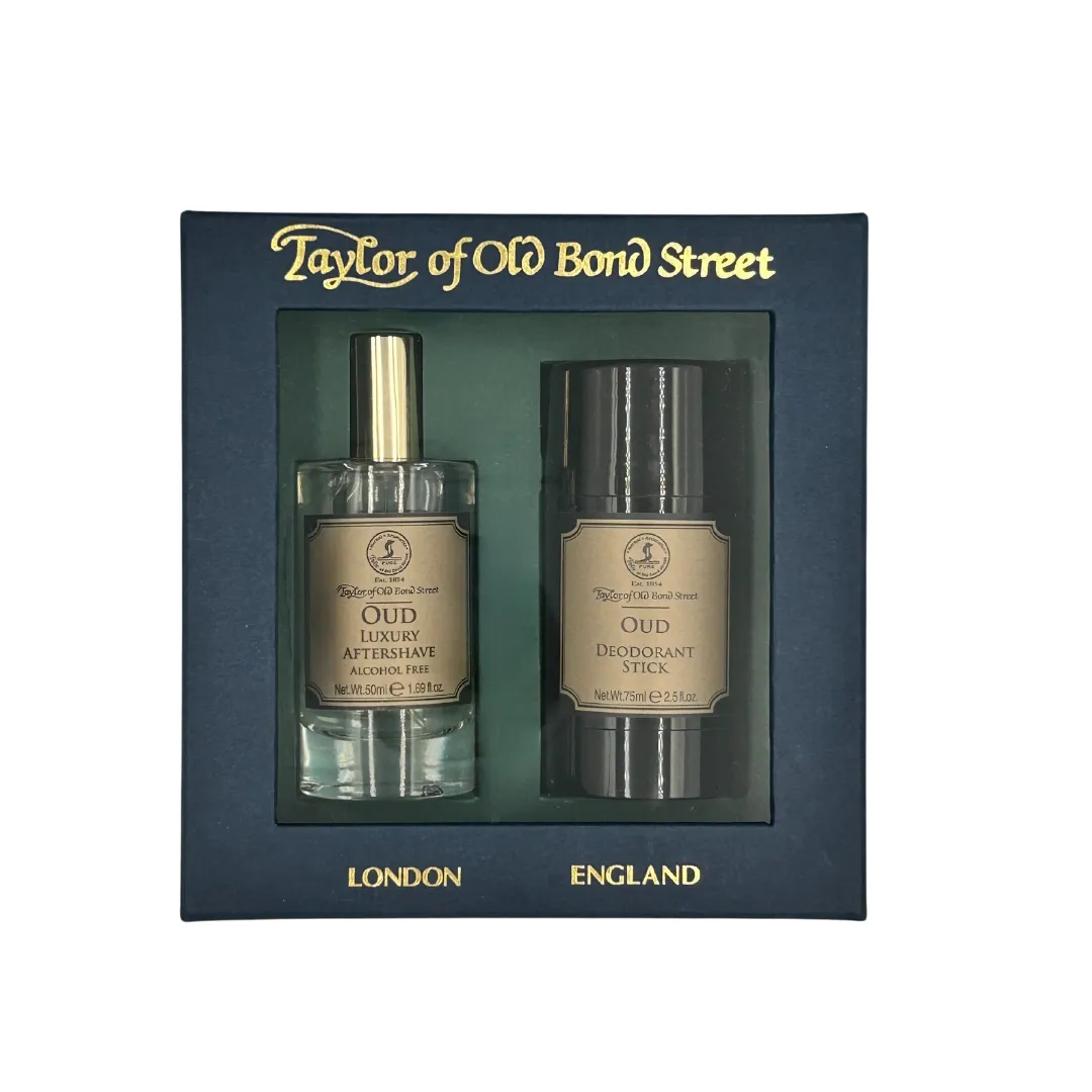 Oud Luxury Aftershave and Deodorant Gift Set