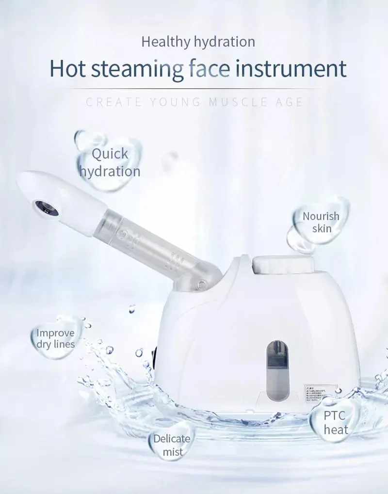 Ozone Facial Steamer - Deep Cleaning Spa Vaporizer