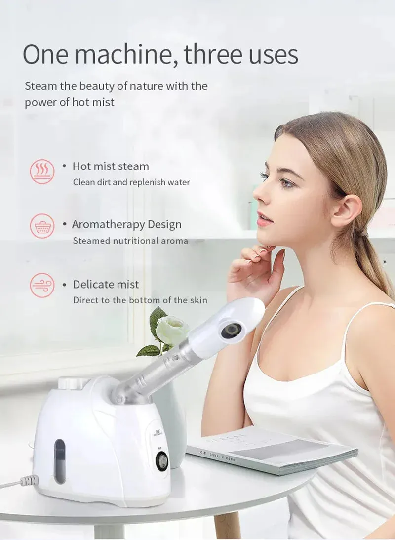 Ozone Facial Steamer - Deep Cleaning Spa Vaporizer