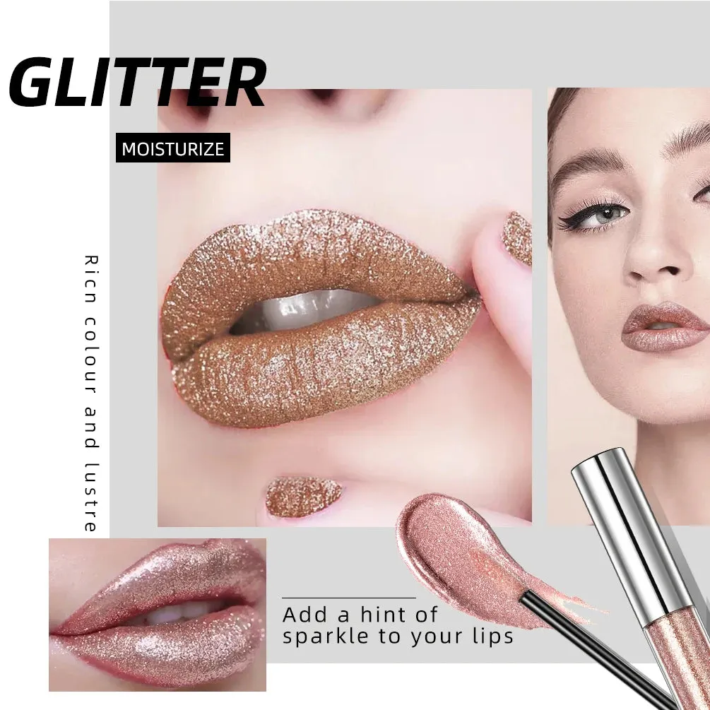 Pearl Shimmer Liquid Lip Gloss