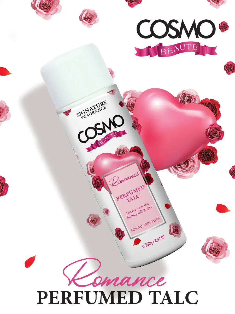PERFUMED TALC GIFT SET - ROMANCE 3PC