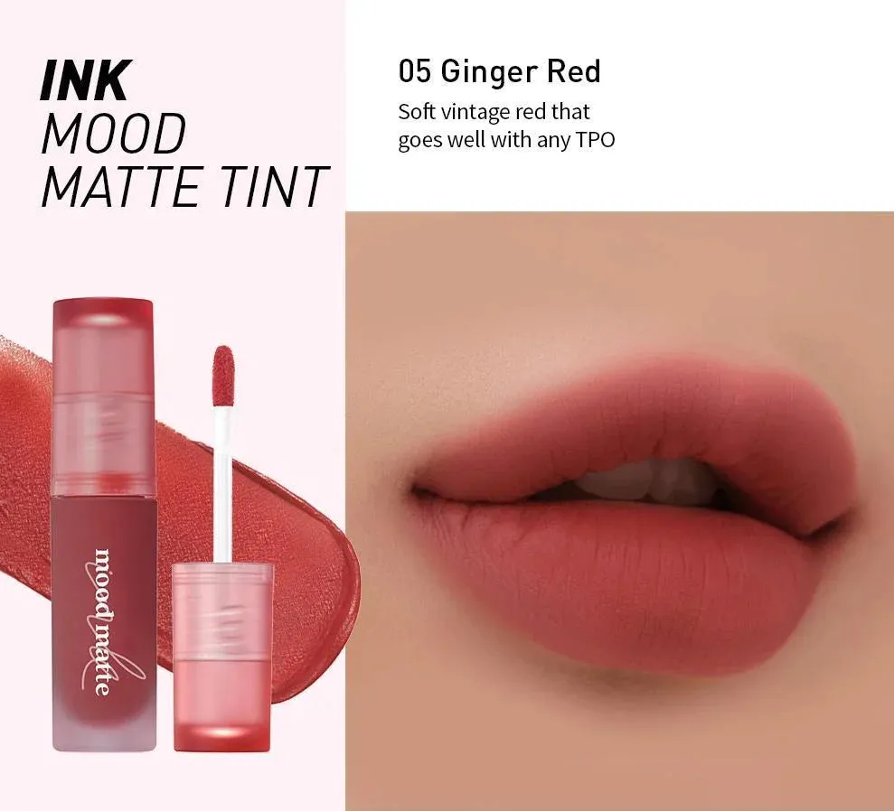 peripera - Ink Mood Matte Tint #05 Ginger Red