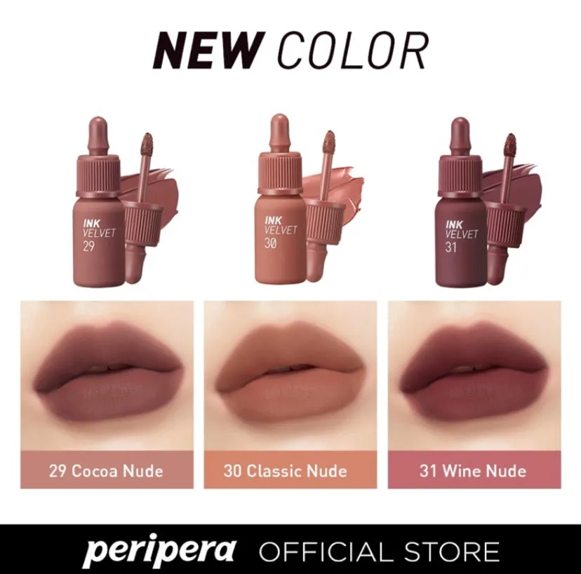 PERIPERA ink velvet tint تنت الشفاه الفيلفت من بيري بيرا