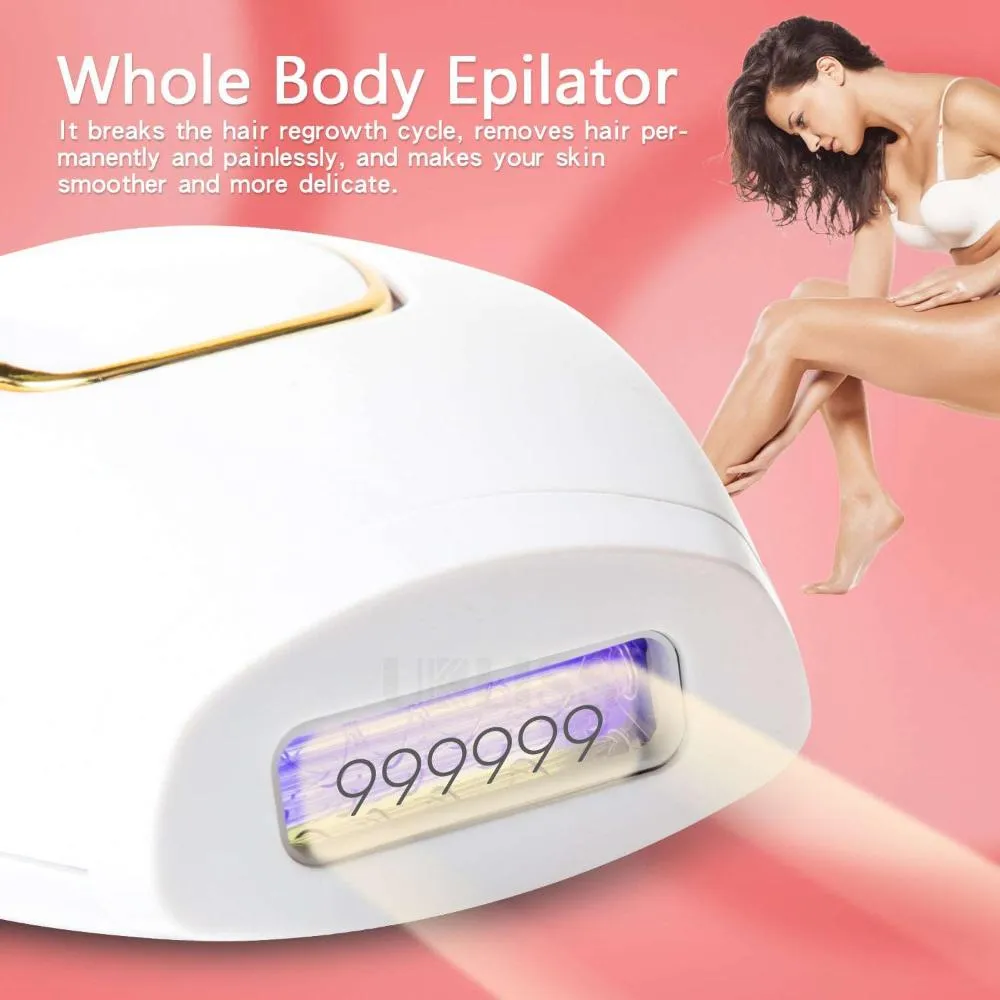 Permanent Hair Removal, IPL Laser Hair Removal For Women/Men For Use  At Home