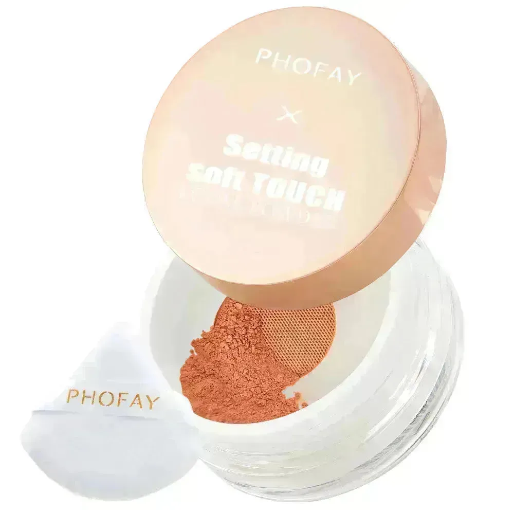 PHOFAY Soft Touch Loose Setting Powder Smooth Long Lasting Makeup