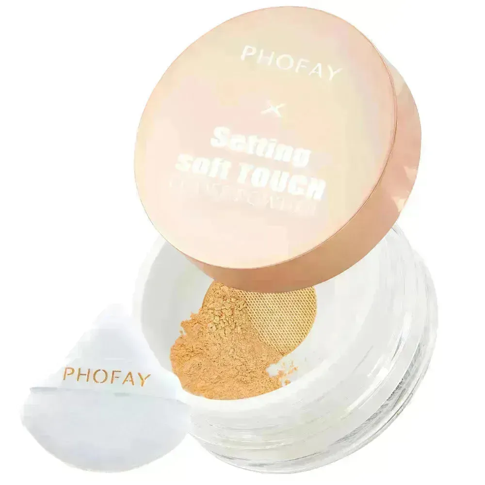 PHOFAY Soft Touch Loose Setting Powder Smooth Long Lasting Makeup