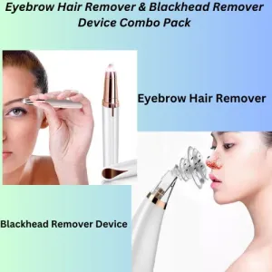 Pimples Removal Deep Cleaning Tool & Eyebrow Hair Remover Pack(Bulk 3 Sets)