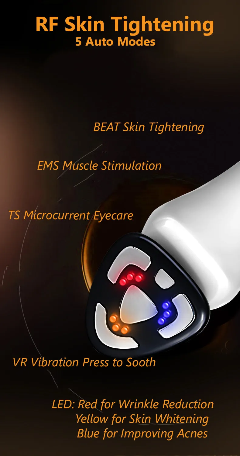 PL038 Prospera RF Radio Frequency 5 in 1 EMS Micro Current LED Light Facial Body Anti Aging Massage Device