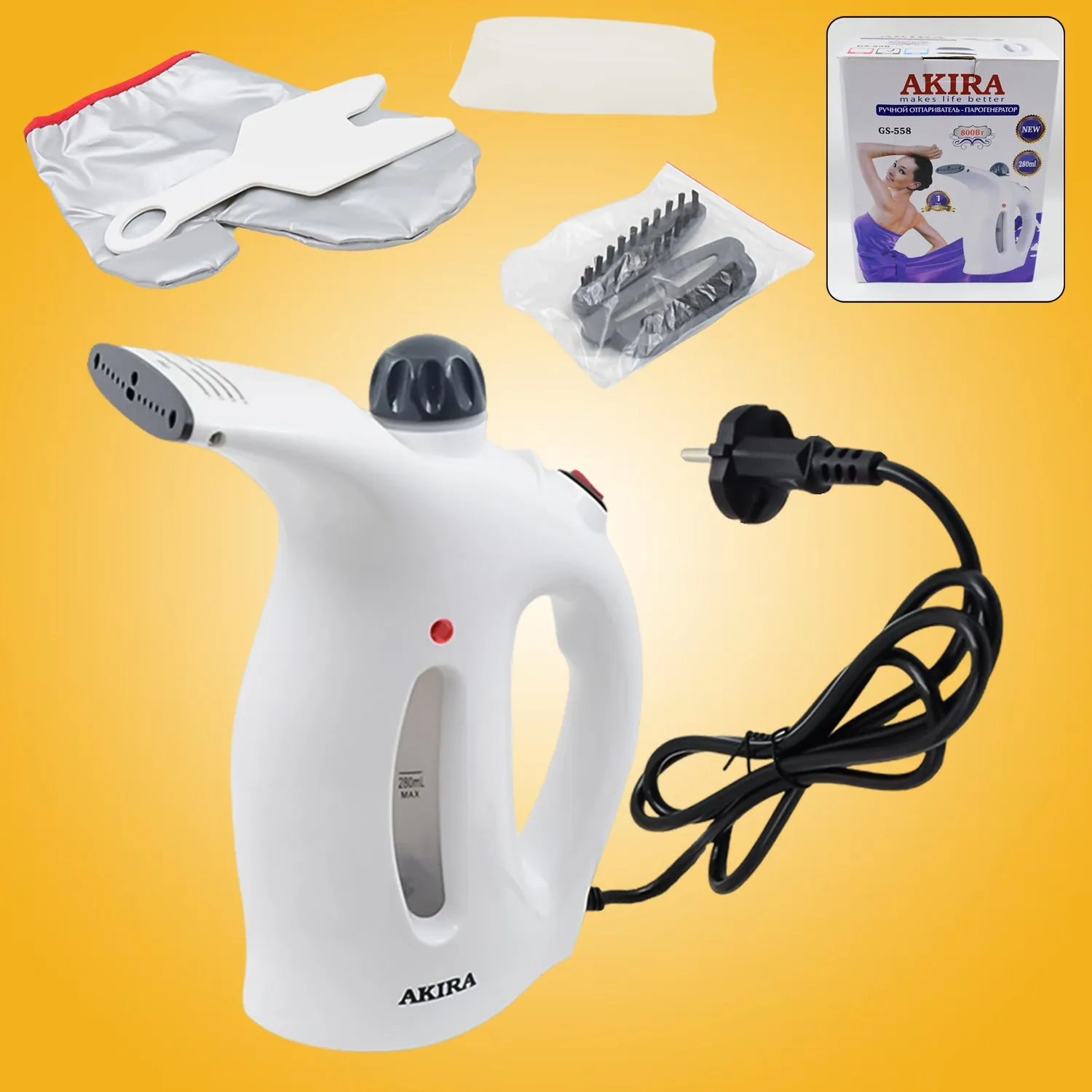 Portable Handheld Garment Facial Steamer (1pc)