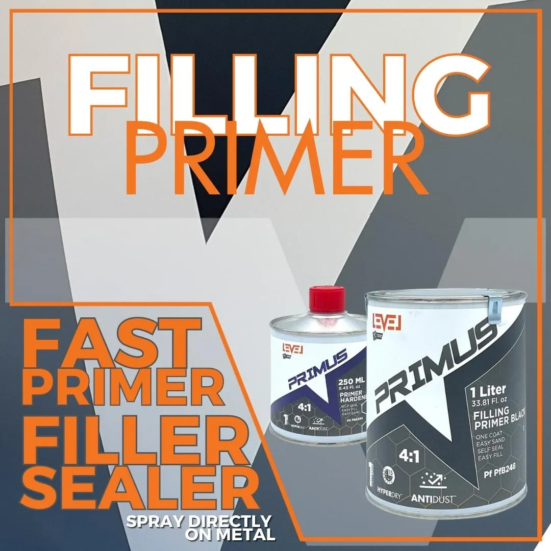 Primus High Solid Filling Primer Black & White