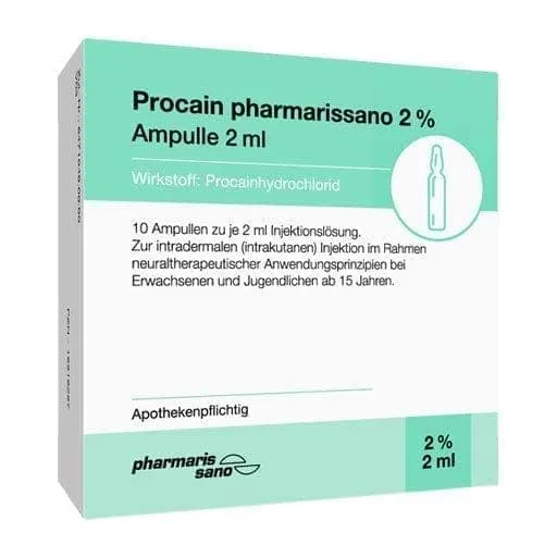 PROCAINE pharmarissano, local anesthetic, ampoules 2 ml
