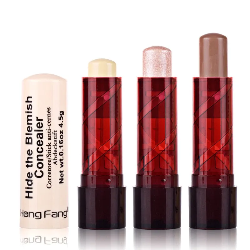 Professional Face Contour Highlighter Bronzer Stick Foundation