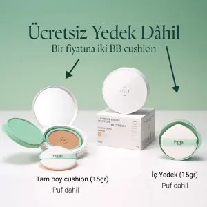 Purito - Wonder Releaf Centella BB Cushion SPF 30  PA    (Leke ve Gözenek Kapatıcı Mavi Işık ve UV Korumalı Centella Cushion) 15g   15 İç Yedek