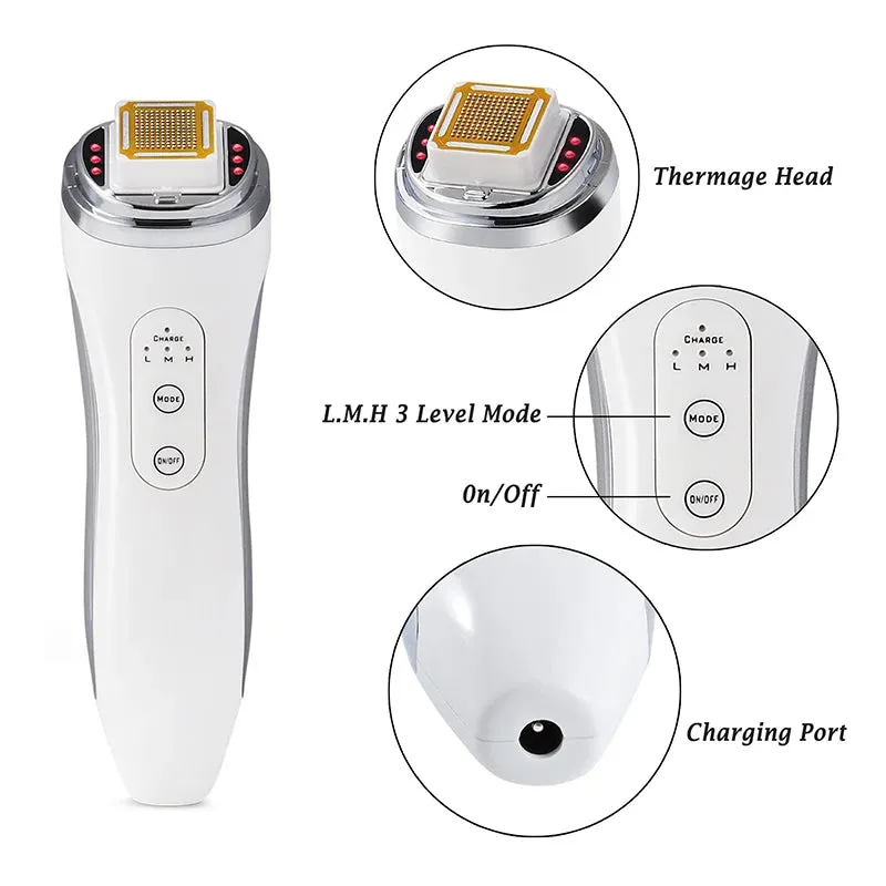 Radio Frequency Facial Lifting Machine Dot Matrix Wrinkle Removal SKin Tightening RF High Frequency Facial Care Device