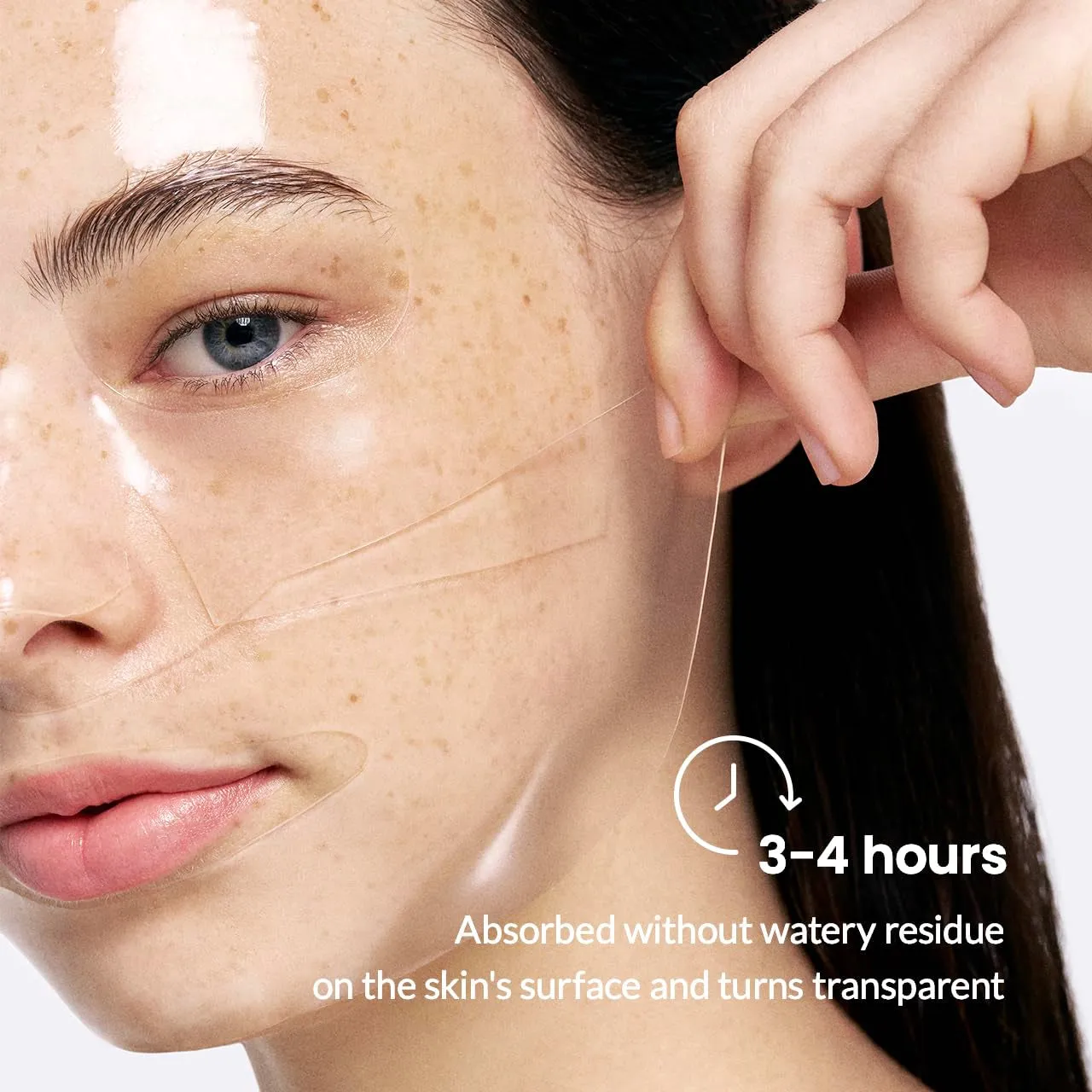 Real Deep Mask, Hydrating Overnight Hydrogel Mask, Pore Minimizing, Elasticity Improvement